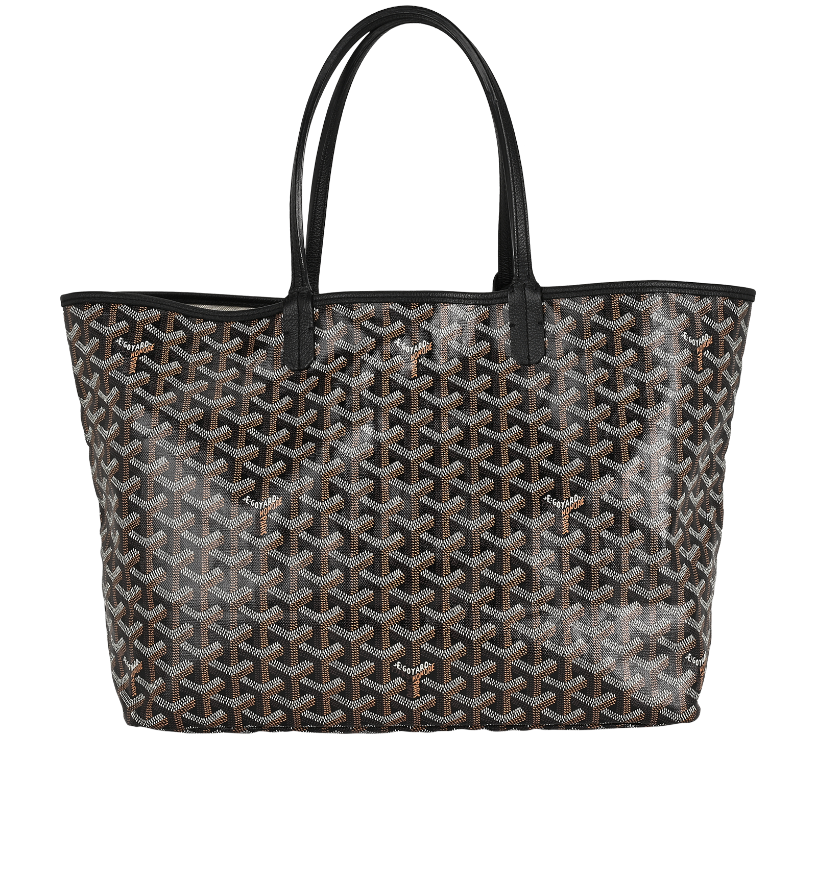 St Louis PM, &pound;1,700, Handbags, Black/Brown, Canvas, Back view